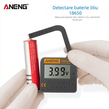 ANENG tester de baterii cu afișaj digital, testarea capacității bateriei, tester electric multifuncțional, origine Guangdong