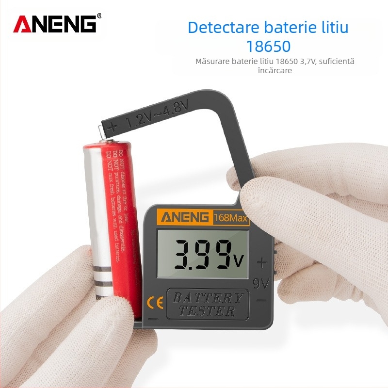 ANENG tester de baterii cu afișaj digital, testarea capacității bateriei, tester electric multifuncțional, origine Guangdong