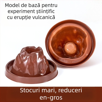 KEQU Model bază pentru experiment vulcanic, accesorii DIY chimice STEM, jucărie educațională de fizică, fără energie electrică, pentru 7–14 ani