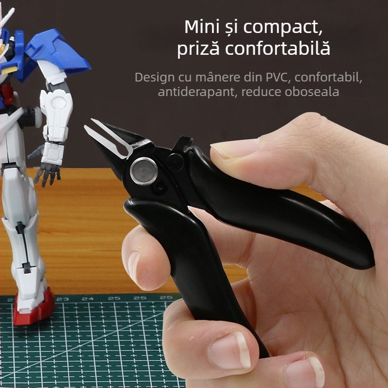 Clește diagonale pentru modele Gundam, oțel cu carbon înalt, 39 g, QST EXPRESS