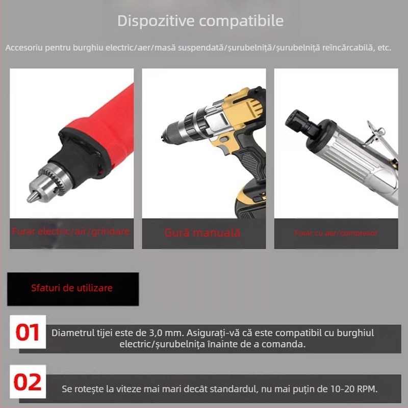 Cap de șlefuit WELIBA – Corund, Model Grinding head, pentru șlefuire și lustruire a matrițelor din oțel, cupru și aluminiu