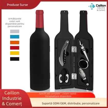Set din oțel inoxidabil, în formă de cal marin, pentru deschizătoare de vin și bere – set de băuturi multifuncțional, brand Five, 5 componente, 5 kituri, lansat vara 2013