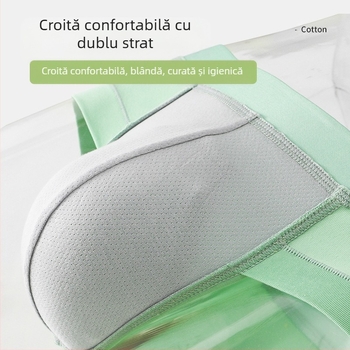 Slipuri bărbați din bumbac, talie joasă, buzunar U, respirabile, fără cusături, 90–95% bumbac