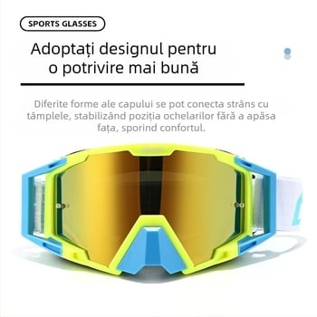 Ochelari de ciclism KTM goggles 634 – sport, antivânt, ramă completă, unisex, material TPU, lentile înlocuibile, compatibile cu ochelari de corecție și cu banda pentru cap