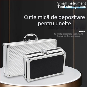 Cutie din aliaj de aluminiu pentru echipamente, rezistentă la șocuri, ușoară, capacitate de încărcare 3–5 kg