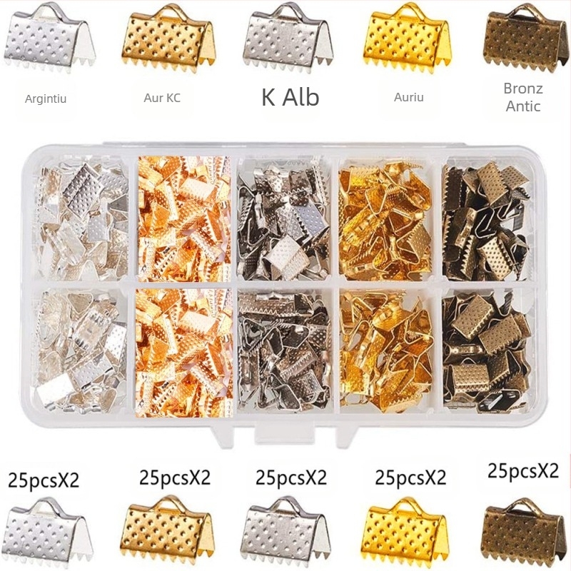 Clip de capăt pentru brățară cu clemă de aligator, oțel inoxidabil, electroplacare, stil personal, Raging Fire