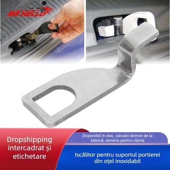 Cârlig extensibil pentru suportul hayonului VW T4/T5/T6, din oțel inoxidabil, Model 1