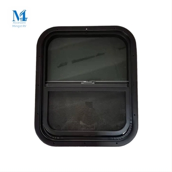 Geam auto din aliaj de aluminiu cu ecran interior, fereastră glisantă pentru RV — Brand Minsk, Model 20200818, Materiale: aliaj de aluminiu, sticlă securizată