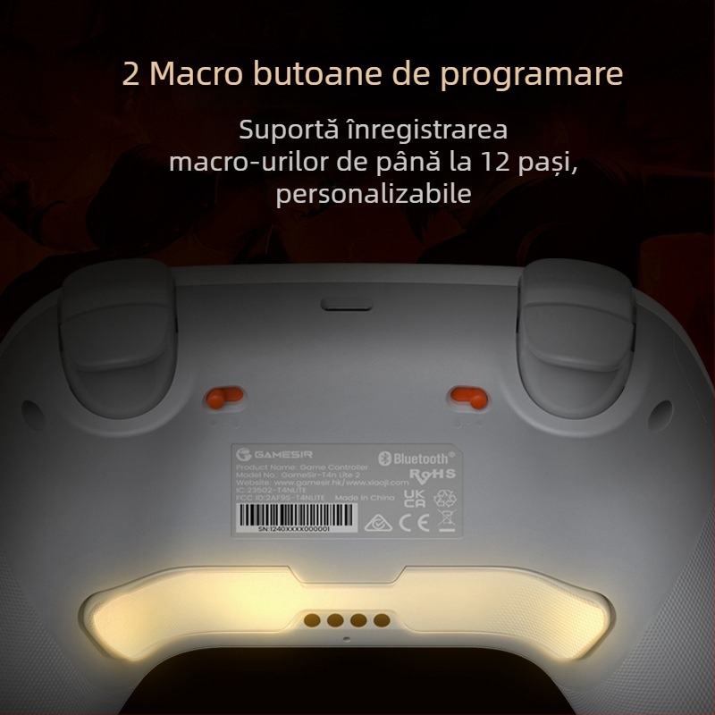 GameSir Morning Star 2 controler de joc fără fir cu Bluetooth și USB, pentru PC, Switch, iOS și Android, cu vibrații și senzor Hall