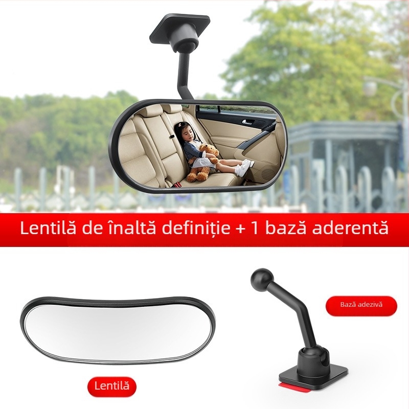 Zhanjie Oglindă de Observare pentru Scaunul Auto al Bebelușului – Oglindă Interioară pentru Vizualizarea în Spate a Copilului