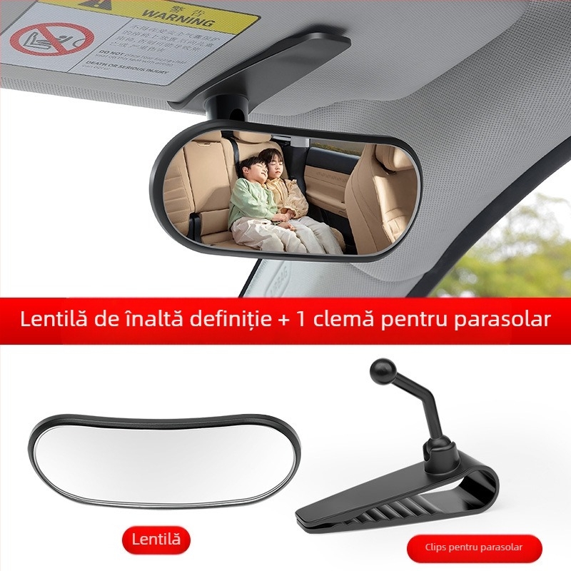 Zhanjie Oglindă de Observare pentru Scaunul Auto al Bebelușului – Oglindă Interioară pentru Vizualizarea în Spate a Copilului