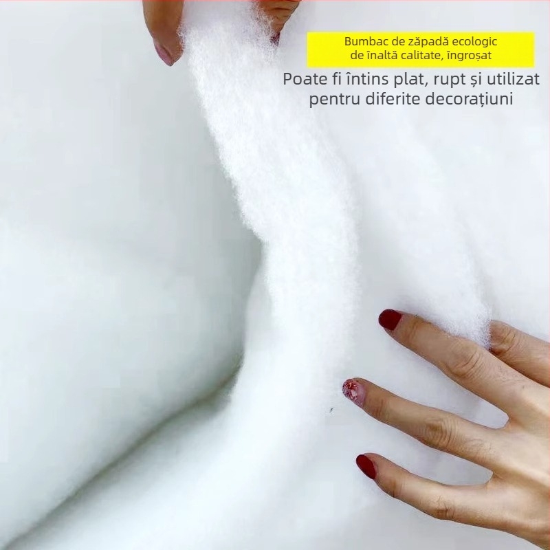 Decor de podea cu zăpadă artificială pentru scenă de Crăciun – poliester, Mingyu, stil 1327355784, conținut 90