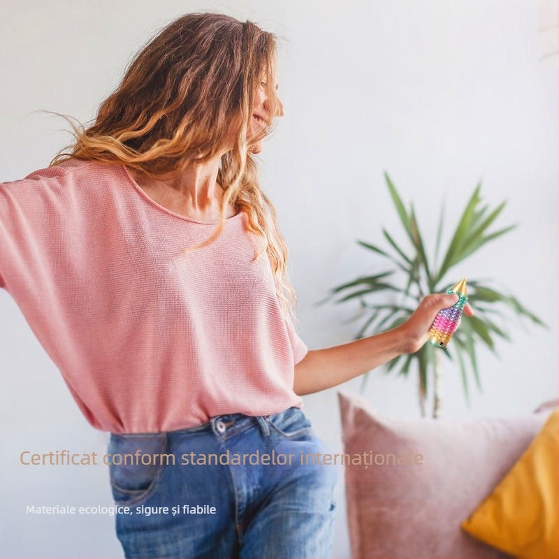 Baghetă de masaj conică pentru anxietate, imprimare 3D PLA, stil artă modernă, personalizare disponibilă