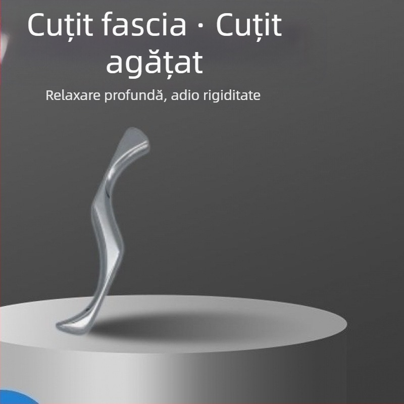 Cuțit profesional pentru fascie, placă de gua sha pentru mușchi și tendoane, set complet de masaj, relaxare a coloanei cervicale