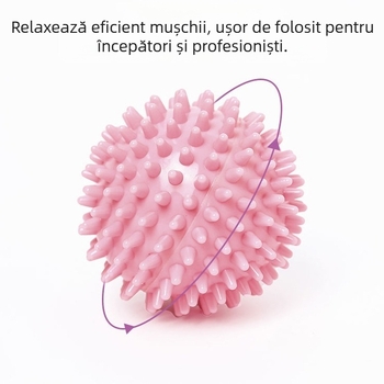 Minge de yoga pentru masaj la picioare – minge fascia, PVC, 55 g, Personalizare disponibilă