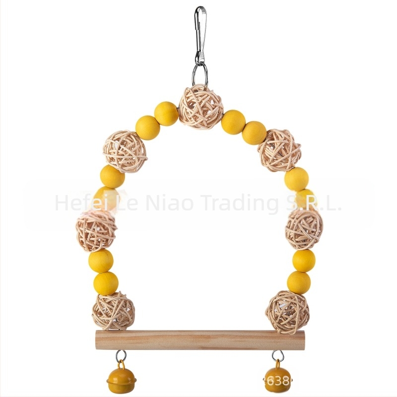 Jucărie leagăn pentru papagali, pentru păsări — produs autohton, nereimportat