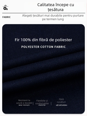 Pantaloni de lucru pentru mecanic, cu buzunare multiple, rezistenți la uzură, întăriți, care evacuează umezeala, 100% poliester