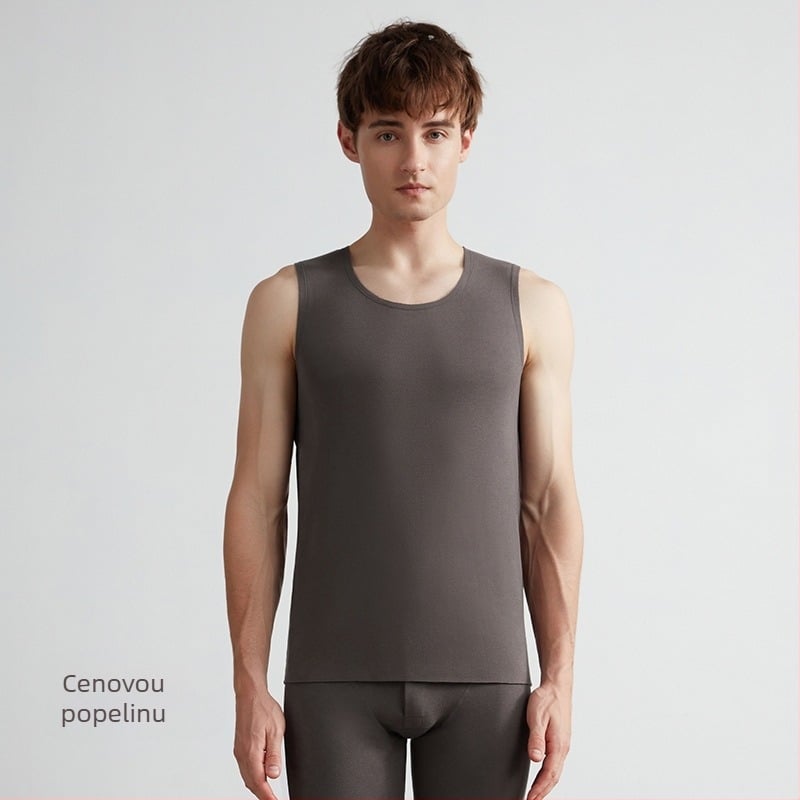 Vestă termică, autoîncălzire, Lyocell-cashmere, grosime 251-300 g/m², fără cusături, guler rotund