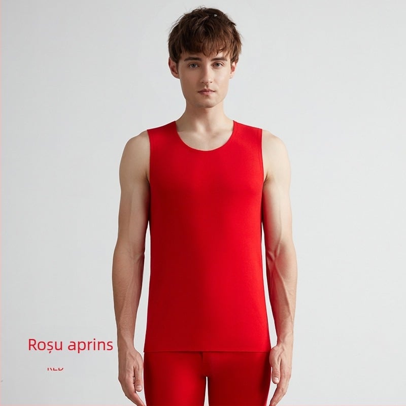 Vestă termică, autoîncălzire, Lyocell-cashmere, grosime 251-300 g/m², fără cusături, guler rotund