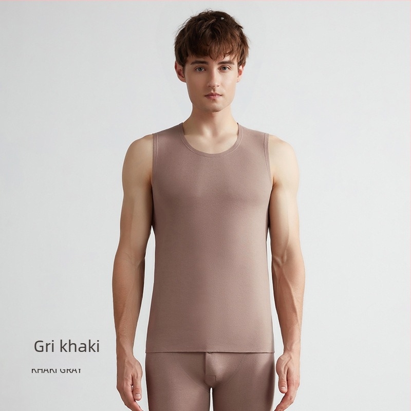 Vestă termică, autoîncălzire, Lyocell-cashmere, grosime 251-300 g/m², fără cusături, guler rotund