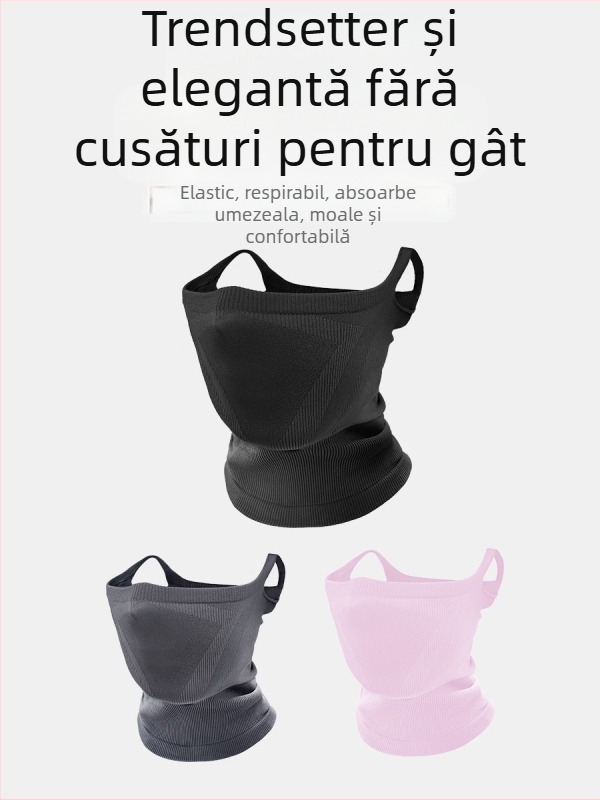Mailton mască de ciclism personalizabilă cu prindere la ureche, rezistentă la vânt, protecție UV pentru cățărare montană (Spandex/Nylon, Unisex)