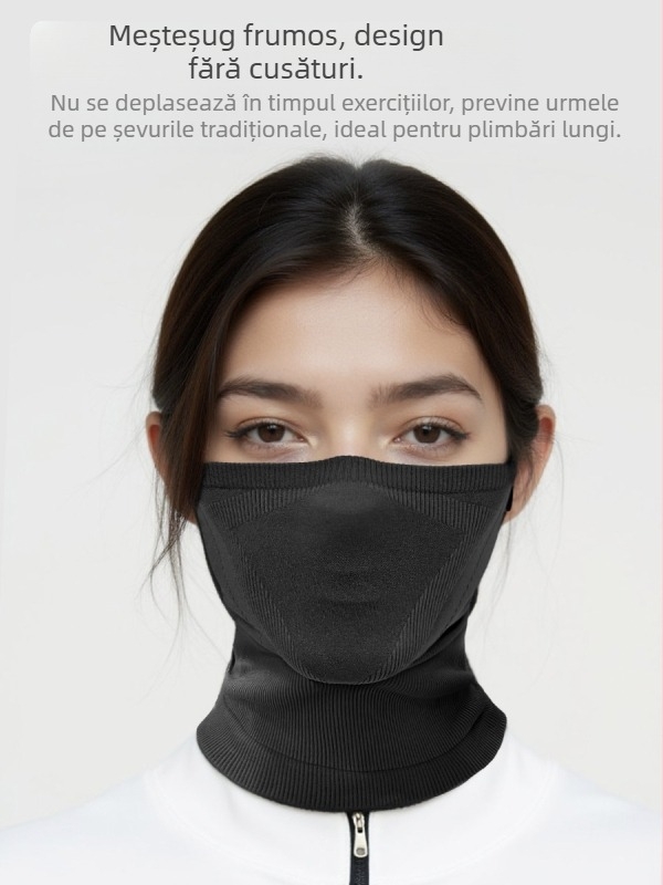 Mailton mască de ciclism personalizabilă cu prindere la ureche, rezistentă la vânt, protecție UV pentru cățărare montană (Spandex/Nylon, Unisex)
