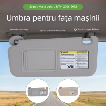 Pereche de vizoruri de soare pentru Toyota RAV4 2006-2012 – PVC | Montaj cu card încorporat | Stil simplu
