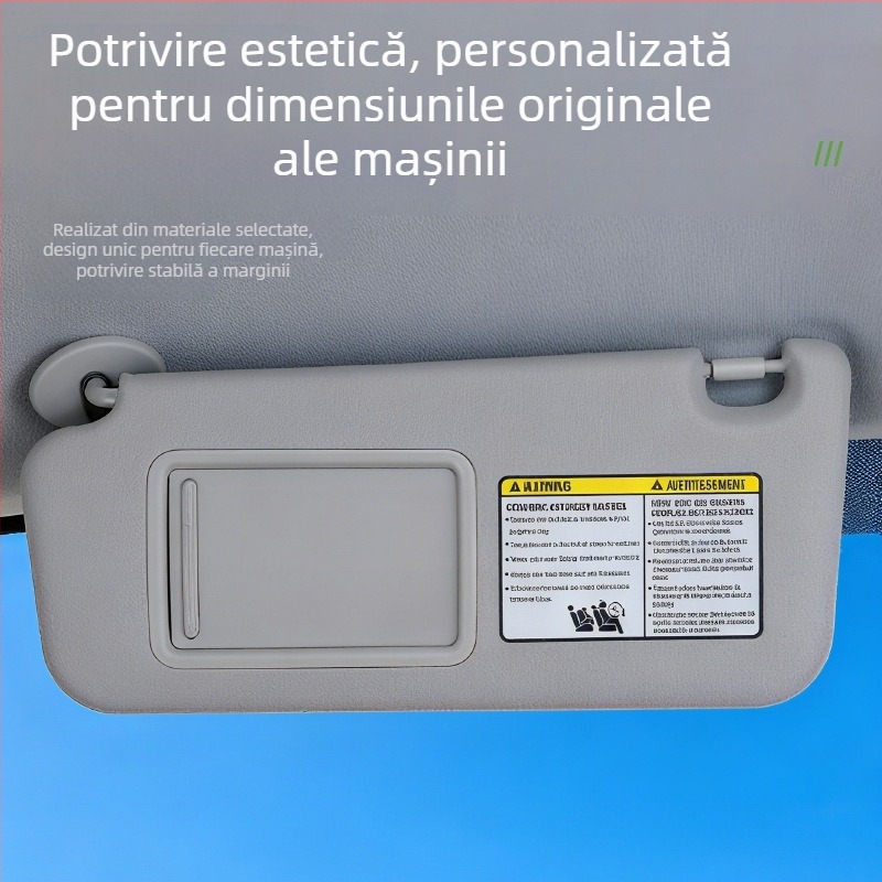 Pereche de vizoruri de soare pentru Toyota RAV4 2006-2012 – PVC | Montaj cu card încorporat | Stil simplu