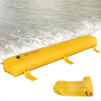 Barieră PVC pentru inundații, portabilă, pliabilă, țesătură din plasă PVC îngroșată, controlul apei