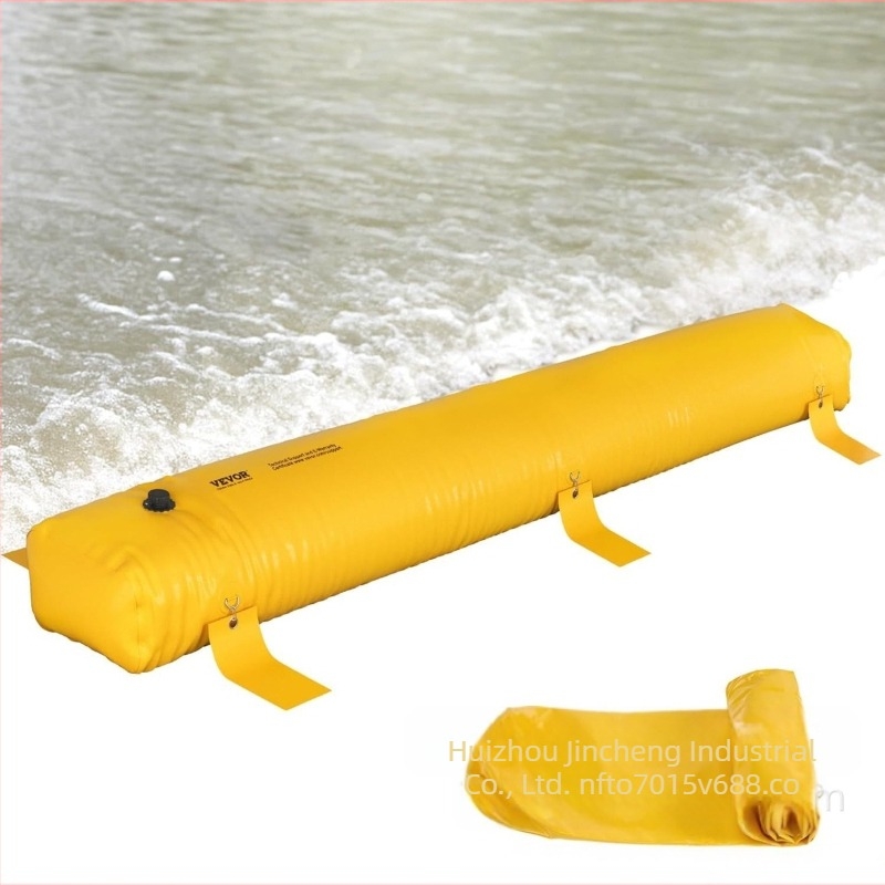 Barieră PVC pentru inundații, portabilă, pliabilă, țesătură din plasă PVC îngroșată, controlul apei