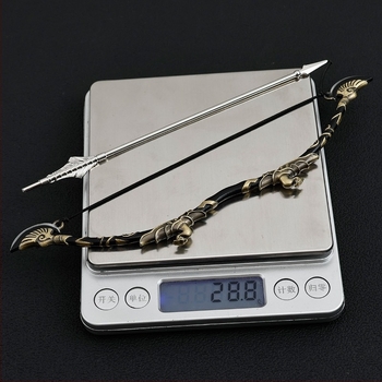 Figurină cu armă din aliaj de zinc: Prinț elf Legolas cu arc, ambalaj blister, stil chinezesc