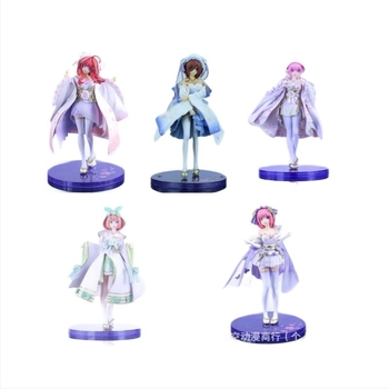 Figură PVC Quintessential Quintuplets – Ichika, Nino, Miku, Yotsuba, Itsuki în rochie de mireasă, complet asamblată