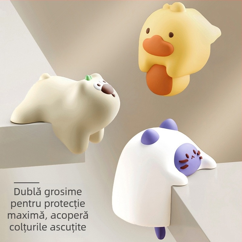 Protector de colț pentru masă pentru copii — unghi drept, margine moale, bandă anti-coliziune; origine Zhejiang; nu este importat; ambalaj: consultați serviciul pentru clienți