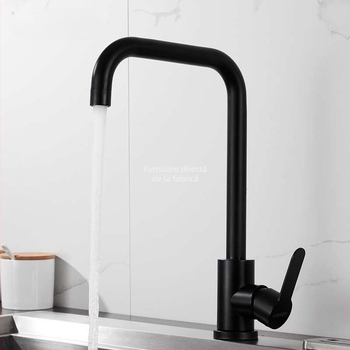 Robinet de bucătărie din oțel inoxidabil 304, apă caldă și rece, deschidere inductivă, cartuș ceramic, structură triplă