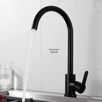 Robinet de bucătărie din oțel inoxidabil 304, apă caldă și rece, deschidere inductivă, cartuș ceramic, structură triplă