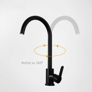 Robinet de bucătărie din oțel inoxidabil 304, apă caldă și rece, deschidere inductivă, cartuș ceramic, structură triplă