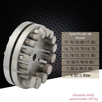 Instrument de ștanțare pentru bijuterii din metal, opțiuni de găuri 5/7/17, brand Winwin