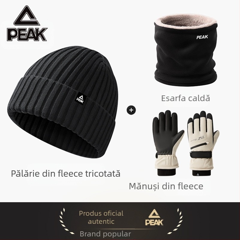 Mănuși de iarnă pentru bicicletă – căptușite cu fleece, groase, anti-stropire, calde pentru plimbări în aer liber