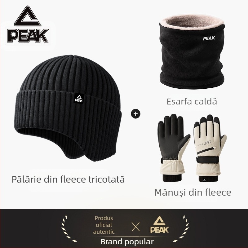 Mănuși de iarnă pentru bicicletă – căptușite cu fleece, groase, anti-stropire, calde pentru plimbări în aer liber