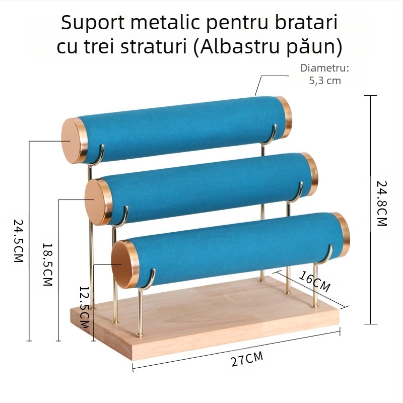 Raft de expunere bijuterii pentru brățări, ceasuri și coliere – suport de depozitare (Origine: Jinhua)