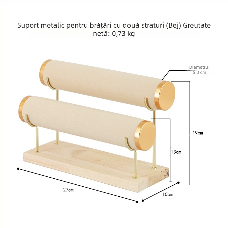 Raft de expunere bijuterii pentru brățări, ceasuri și coliere – suport de depozitare (Origine: Jinhua)