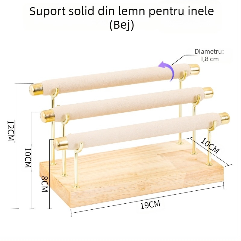 Raft de expunere bijuterii pentru brățări, ceasuri și coliere – suport de depozitare (Origine: Jinhua)