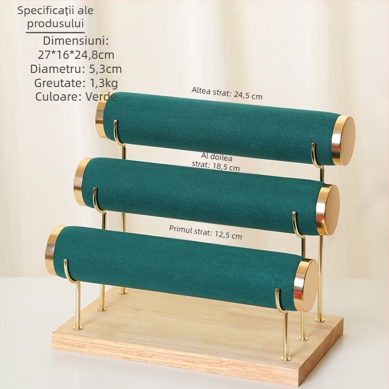 Raft de expunere bijuterii pentru brățări, ceasuri și coliere – suport de depozitare (Origine: Jinhua)