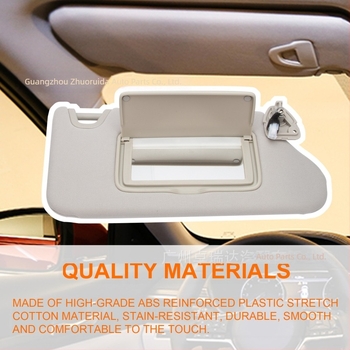 Parasolar auto cu lumina, pereche stânga-dreapta, ABS, model 96401-3TA2A, compatibil Nissan Altima 2013-2018