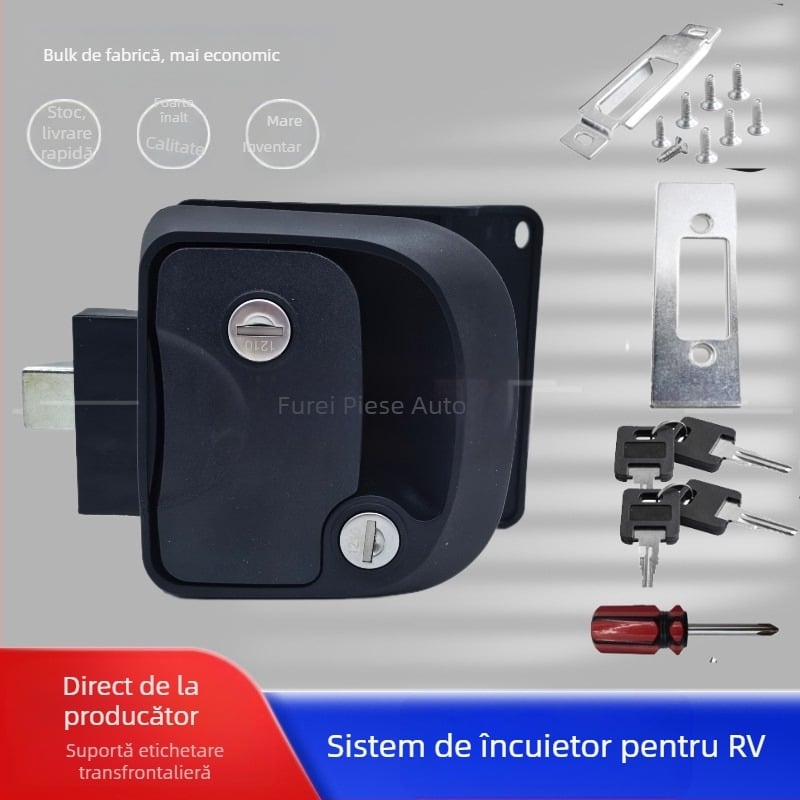 Lacăt ușă RV – anti-furt, plastic, pentru RV, Travel Trailer, Camper, Food Truck, FR-2025092204