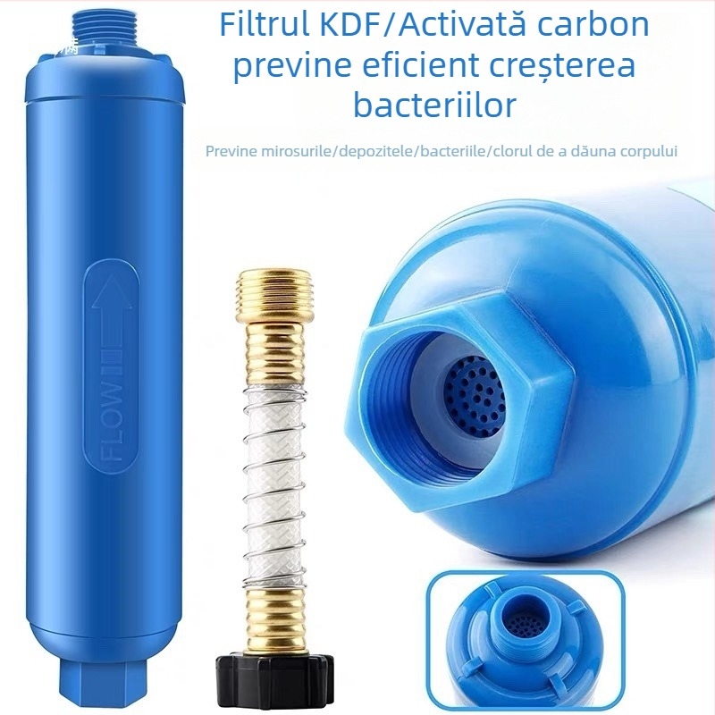 Cartuș de filtrare a apei pentru RV cu conector furtun grădină – cap ABS din plastic, udare prin gravitație