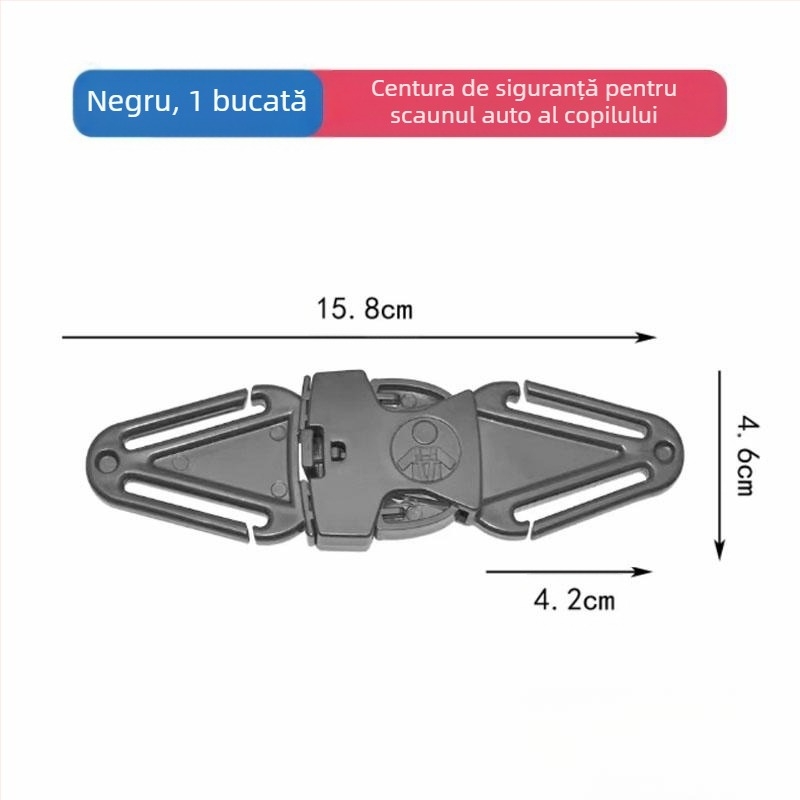 CaseyLa Blocare pentru centura de siguranță a scaunului auto pentru copii, model 08D-506