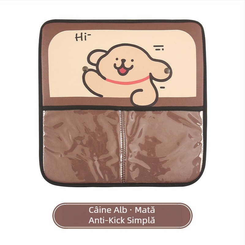 Covoraș protector pentru bancheta din spate a mașinii, anti-murdărie, design bi-color, PU/Spandex, Niuniu Crafts