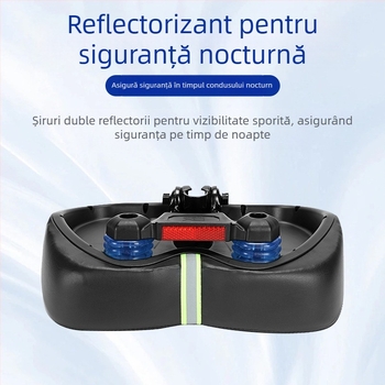 Șa de bicicletă SX-518, Hengyi, pernă groasă și moale, ventilată, material PU gel + PU rezistent la apă și uzură, potrivit pentru vehicule montane