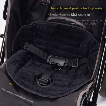 Perna de șezut pentru copii pentru cărucior și scaun de masă – respirabilă, protecție împotriva urinei, velur coreean, Baby Kang'er
